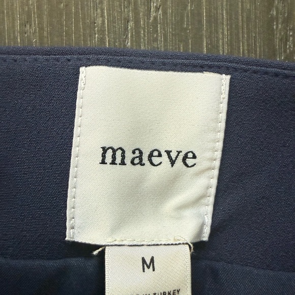 Maeve Navy Blue Peekaboo Mini Twofer Mini Dress Size Med NWT - Picture 6 of 7